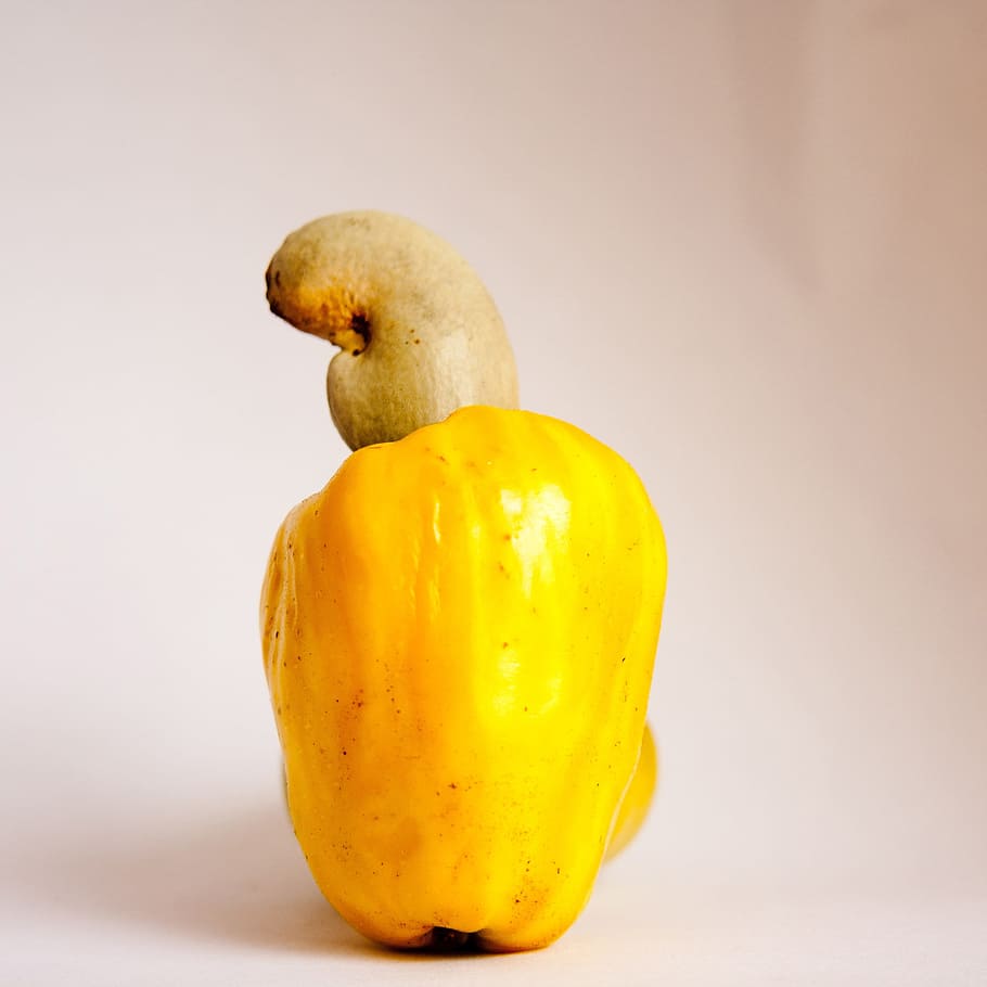 Cashew, Fruit, Yellow, Nut, Ripe, food, food and drink, healthy eating HD wallpaper