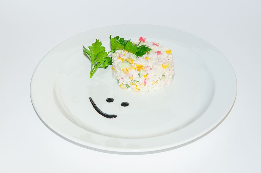salad, useful, summer, appetizer, nutrition, dinner, dish, vegetables HD wallpaper