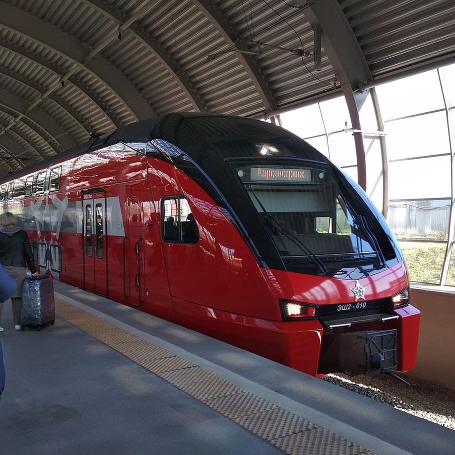 train, aeroexpress, moscow, transportation, mode of transportation HD wallpaper