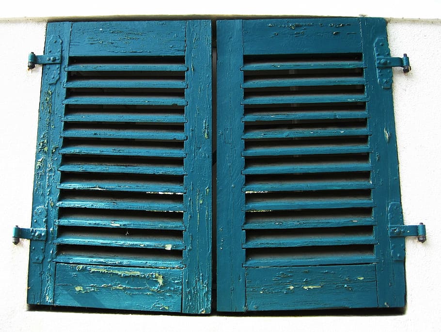 old shutters, rustic, window, wooden windows, historically HD wallpaper