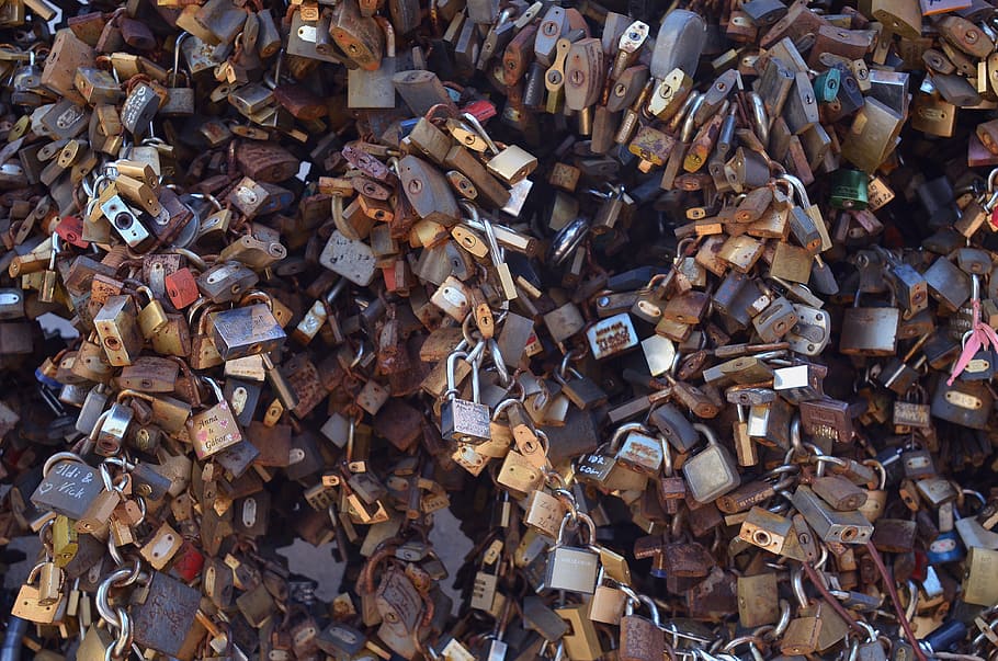 Spring, Love, Love, Padlock, Togetherness, forever, pink, mood HD wallpaper