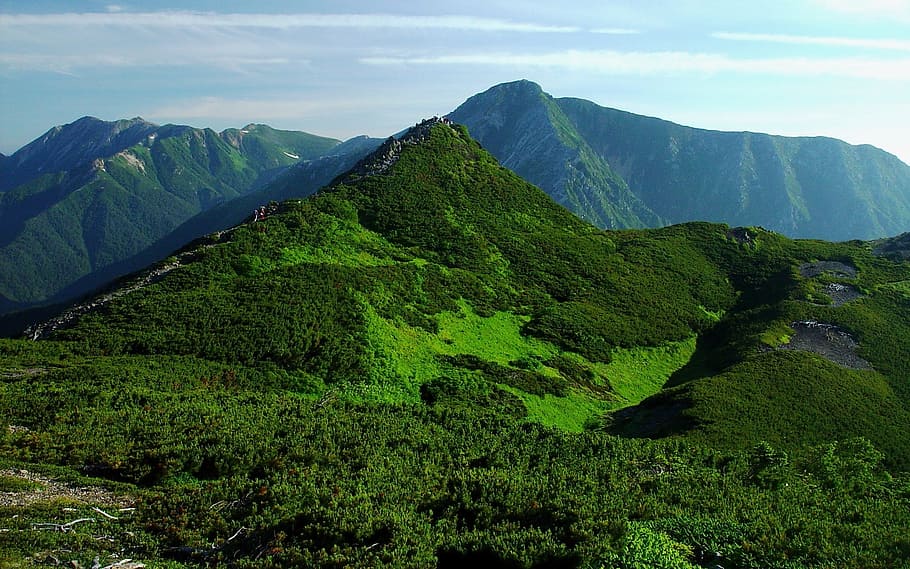 Japan, Landscape, Mountains, Forest, trees, woods, valley, ravine HD wallpaper