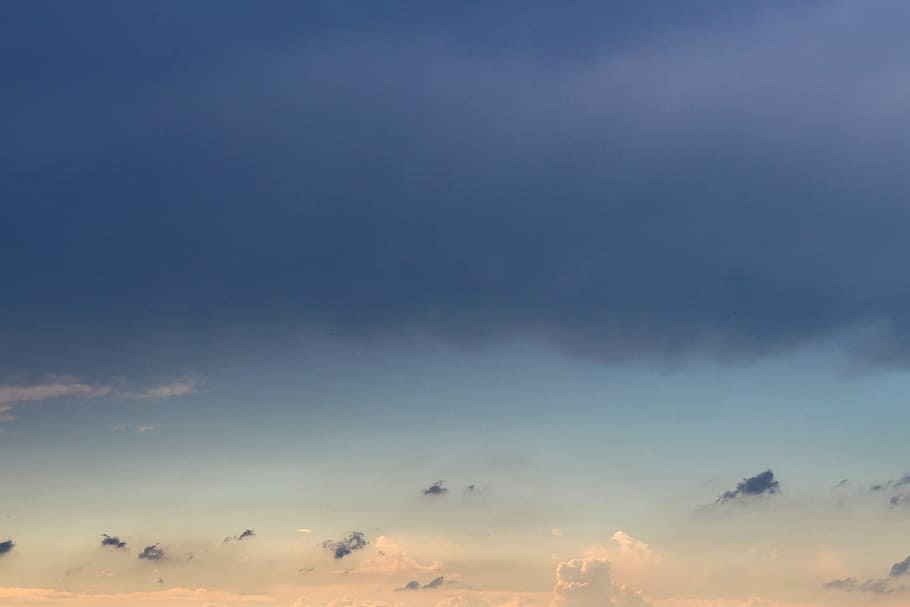 Blue, Sky, Blue, Sky, Blue Sky, Clouds, Nature, sky blue, cloudy HD wallpaper