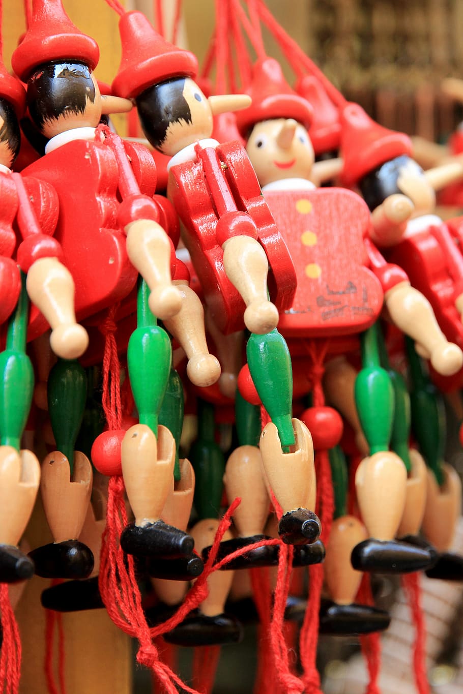 pinocchio, souvenir, mitbringsel, memory, italy, trailers, keychain HD wallpaper