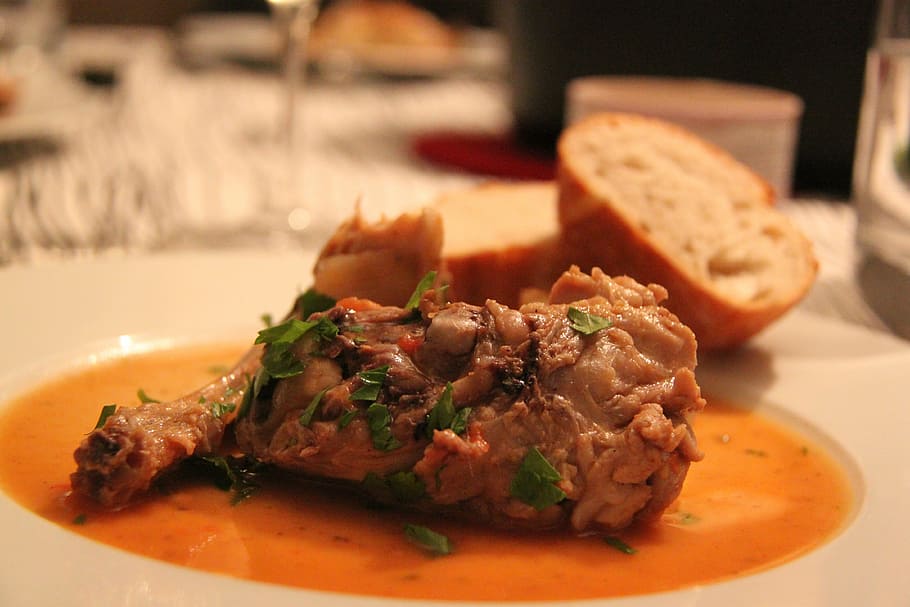 osso buco, beef, eat, dinner, italian, fine cuisine, hâute cuisine HD wallpaper