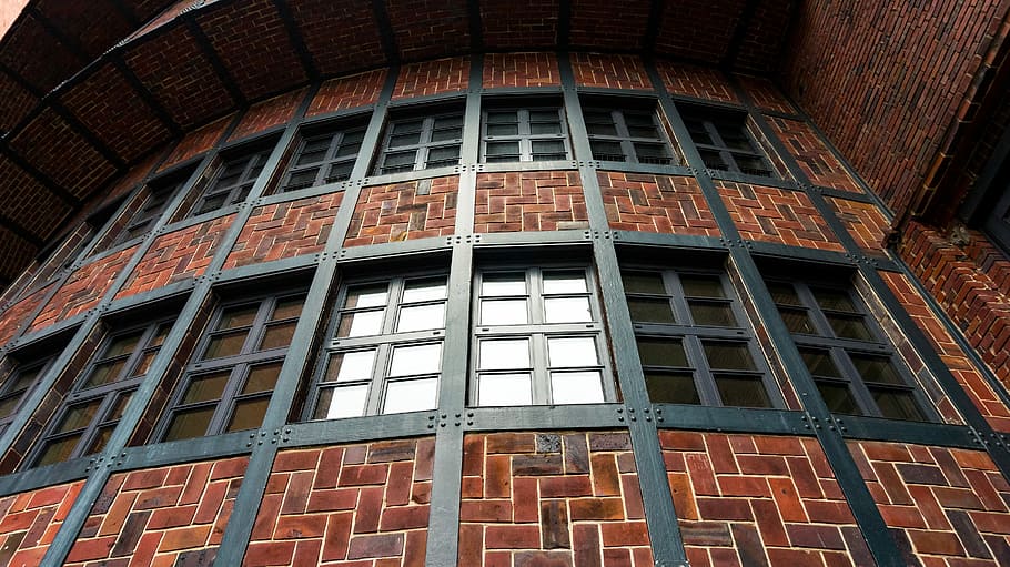 window, wall stones, facade, architecture, home, building, masonry HD wallpaper