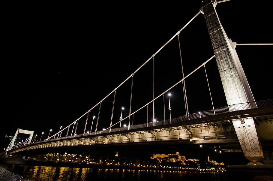 Budapest, Europe, Bridge, bridge - man made structure, built structure HD wallpaper