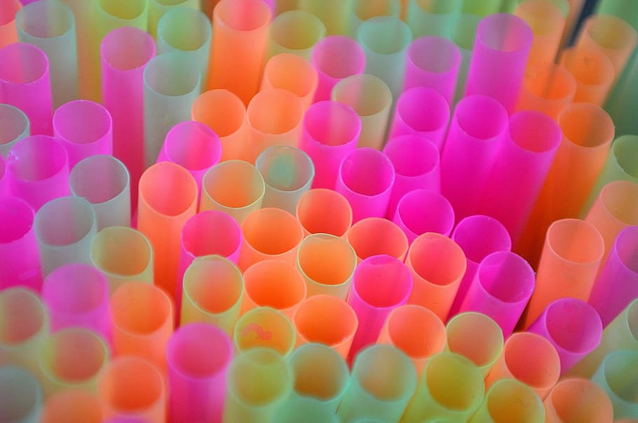 straws, background, color, drink, gadgets, decorations, multi colored HD wallpaper