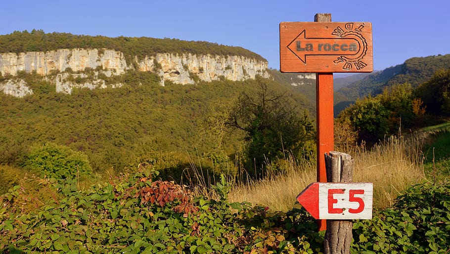 the european path, e5, excursion, lessinia, trail, mountain HD wallpaper