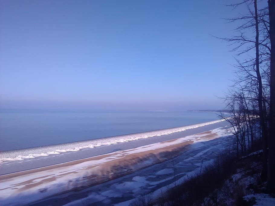 river, volga, winter, sky, water, scenics - nature, beauty in nature HD wallpaper