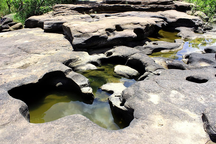 nature, water, rocks, moss, boulders, cascade, environment, rapids HD wallpaper