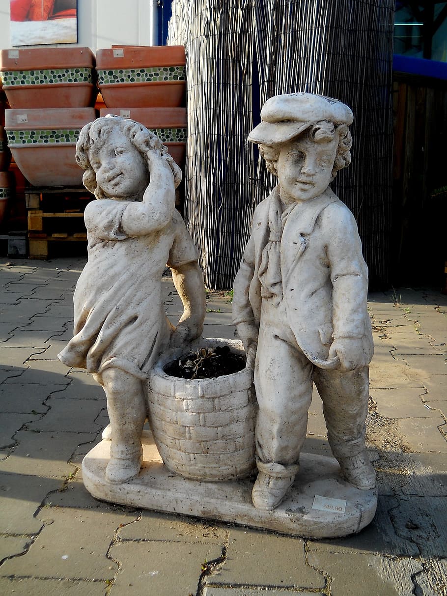 statue, art, white, hotchpotch, vintage, sculpture, art and craft HD wallpaper