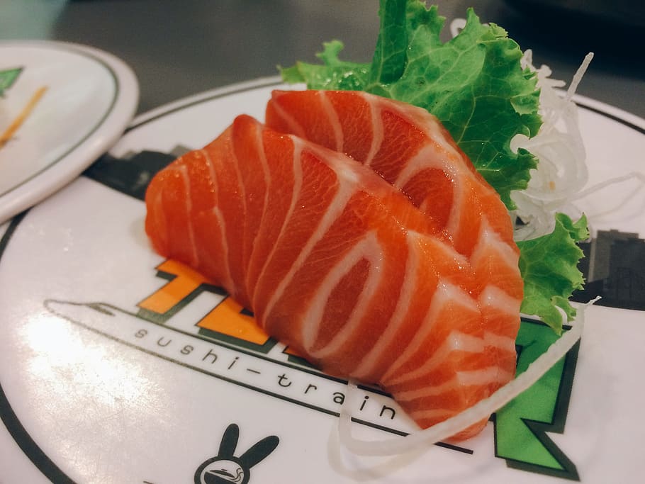sushi, sashimi, salmon, food, freshness, food and drink, healthy eating HD wallpaper