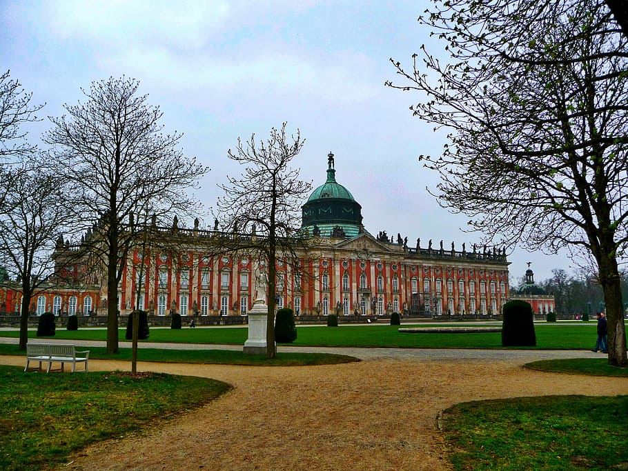 Palace, Potsdam, Building, Heritage, landmark, history, architecture, HD wallpaper