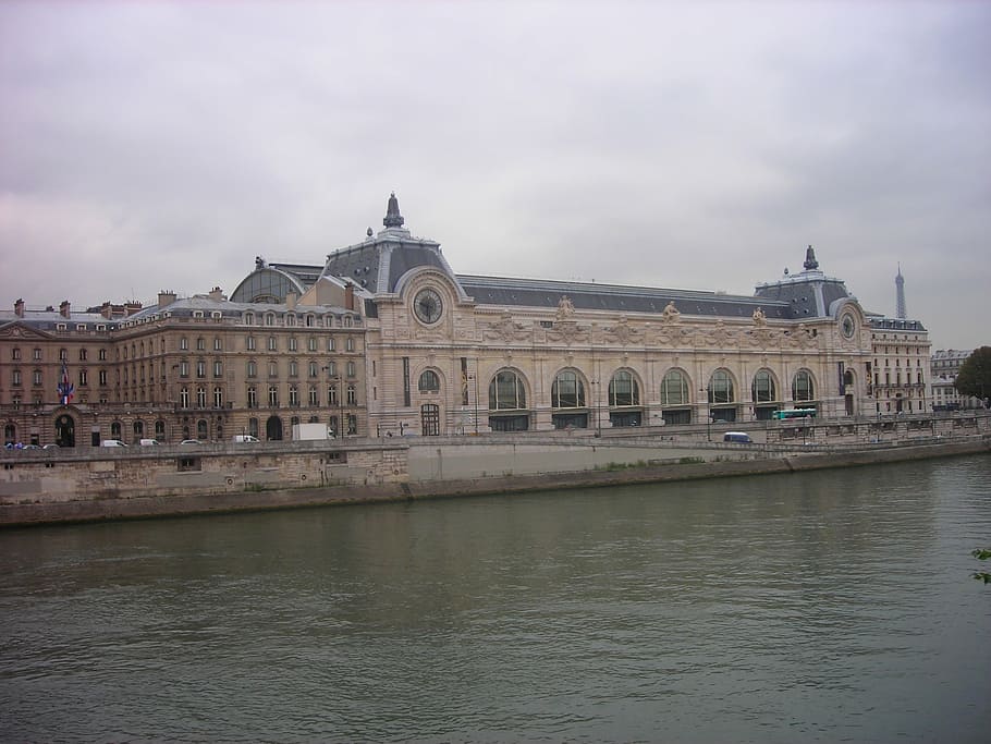 paris, museum, orsay, seine, built structure, architecture, HD wallpaper
