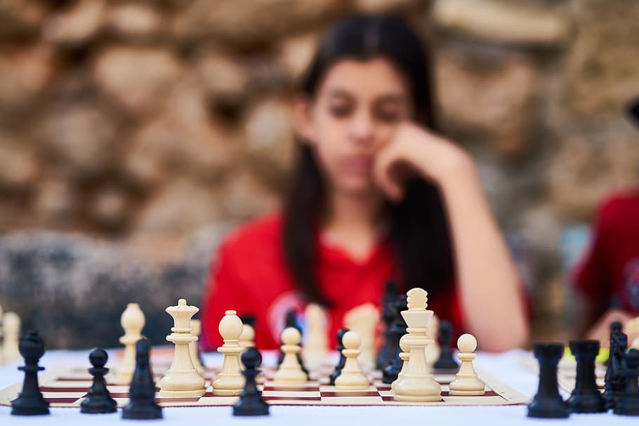 chess, game, strategy, white, black, pawn, i think, winner, HD wallpaper
