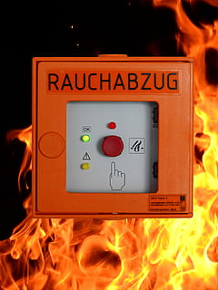 Hand Detector, Fire Detector, push button, alarm, login system HD wallpaper