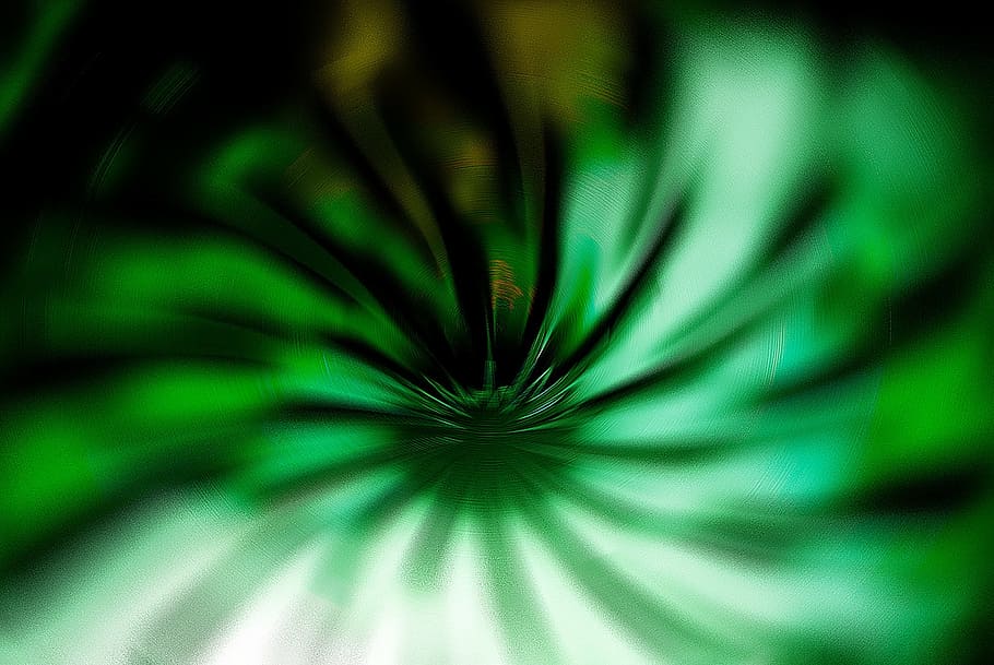 shape, rotation, motion, blur, circle, colors, green, turning HD wallpaper