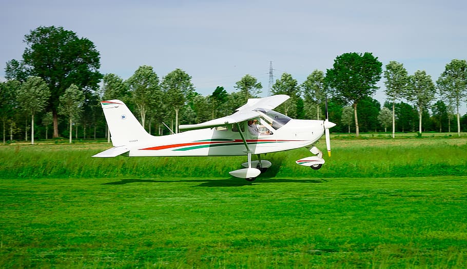 plane, ultralight, flight, aviation, fly, takeoff, tecnam, aircraft HD wallpaper