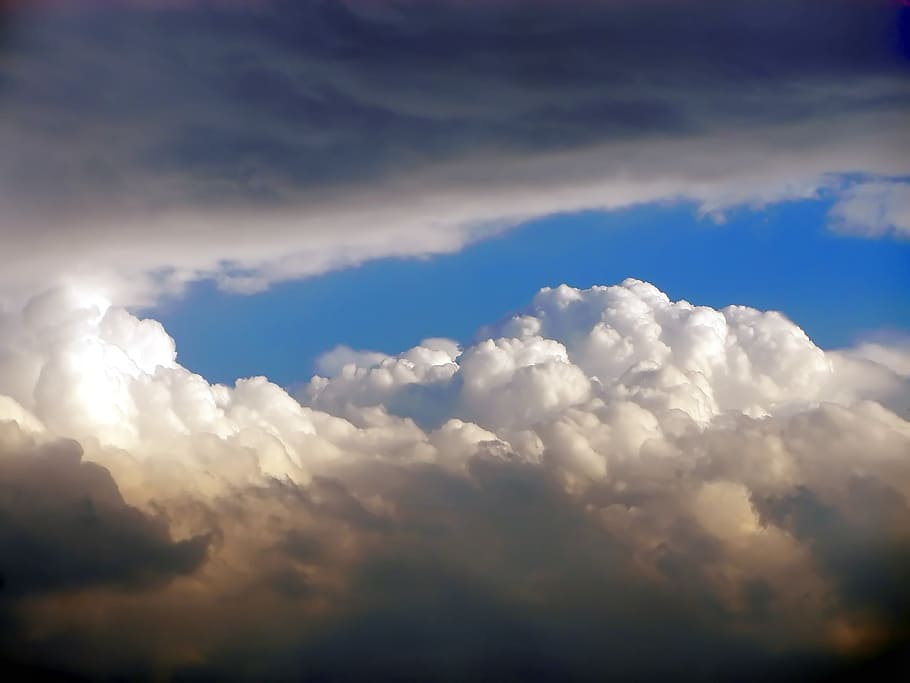 sky, clouds, nature, light, grey, chiaroscuro, atmosphere, climate HD wallpaper