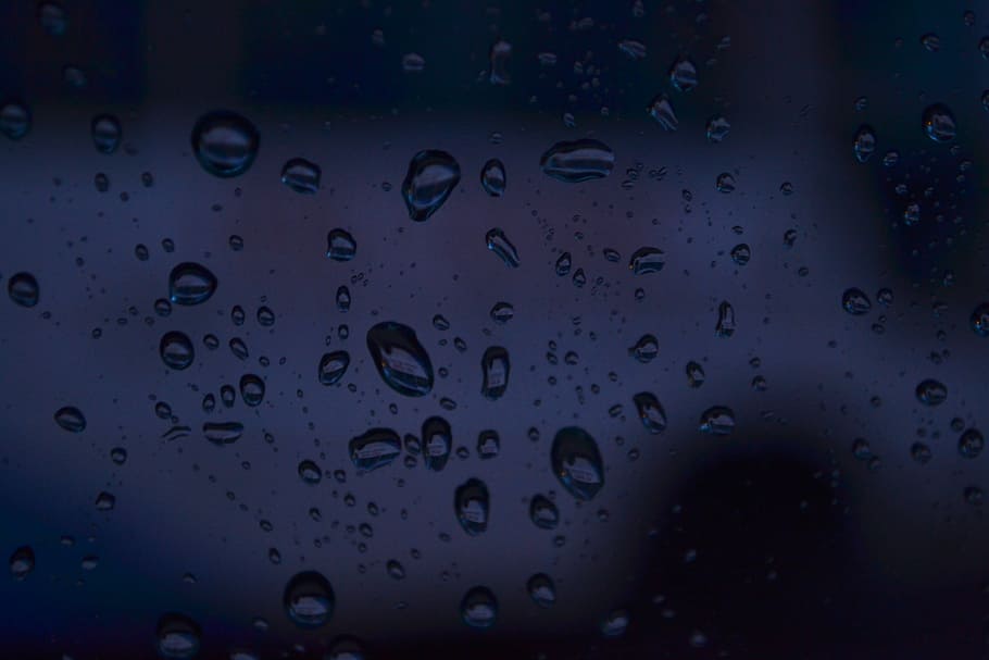 raindrops, glass, background, water, wet, glass - material HD wallpaper