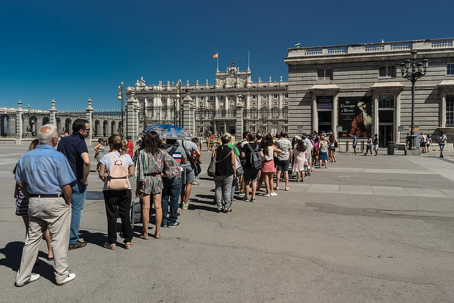 Tail, People, Crowd, Tourists, exhibition, holiday, summer HD wallpaper