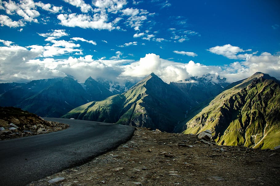 HD wallpaper: adventure, asphalt, blue sky, clouds, cloudy, ground,  landscape | Wallpaper Flare