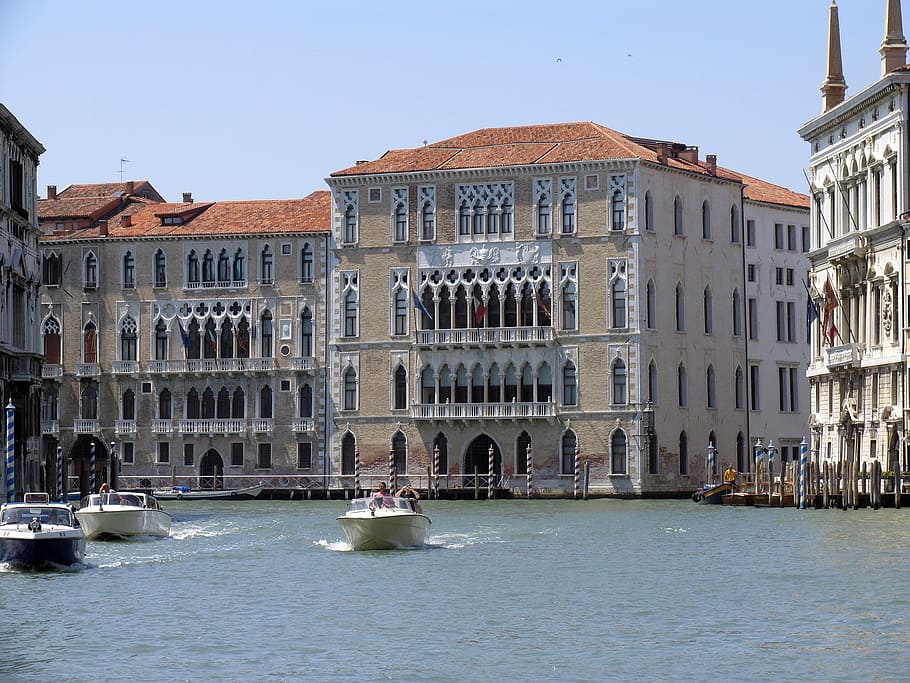 venice, lagoon, summer, architecture, built structure, building exterior HD wallpaper