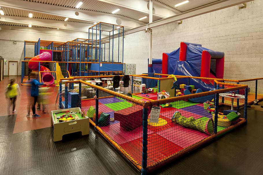 gym, playroom, training, indoors, architecture, built structure HD wallpaper