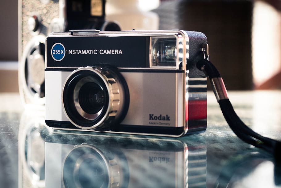 kodak, instamatic, camera, technology, close-up, photography themes HD wallpaper
