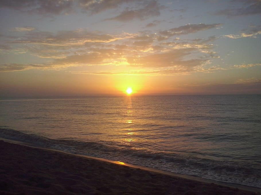 sunset, jijel, algeria, water, sea, sky, scenics - nature, beauty in nature HD wallpaper