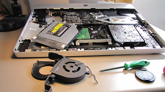 photo of computer silver iMac, repair, apple, all in one, fan HD wallpaper
