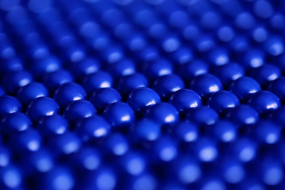 close up photography of blue balls digital wallpaper, untitled HD wallpaper