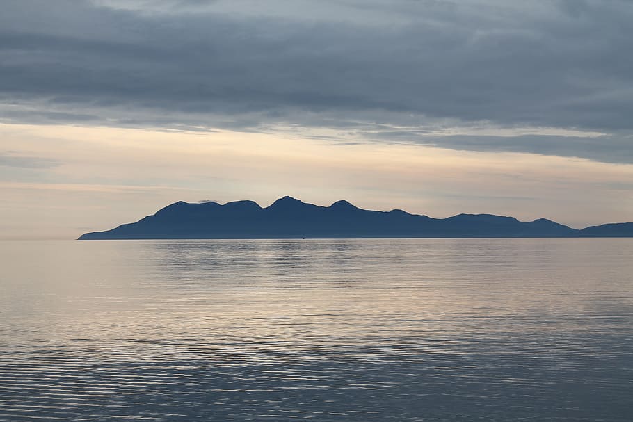Scotland, Hebrides, Sea, Island, nature, mountain, scenics, HD wallpaper