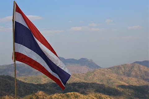 HD wallpaper: phetchabun, thailand, flag, nature, mountains, patriotism,  sky | Wallpaper Flare