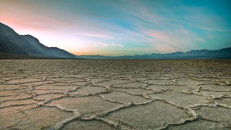deserted field, drought, arid, winter, sand, landscape, scenics - nature HD wallpaper
