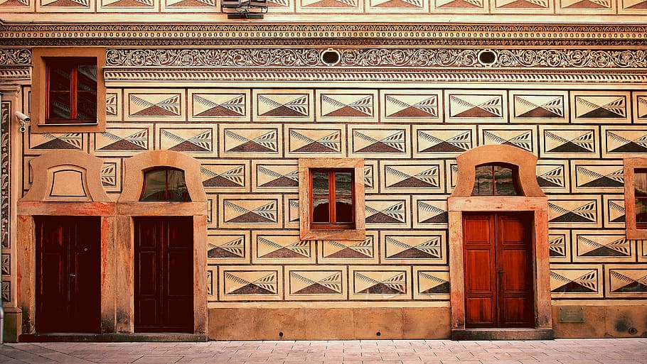 brown painted wall, architecture, architecture And Buildings HD wallpaper