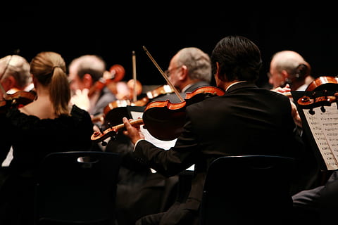 orchestra, symphony, stage, performing, performances, concerts HD wallpaper