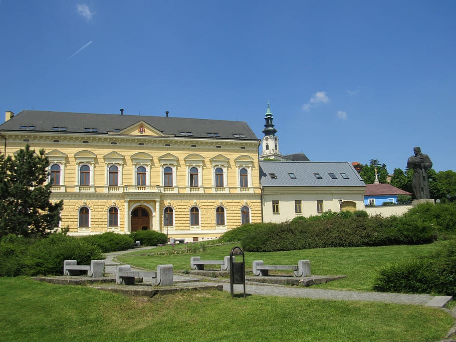 nitrify, slovakia, building, palace, park, architecture, famous Place HD wallpaper