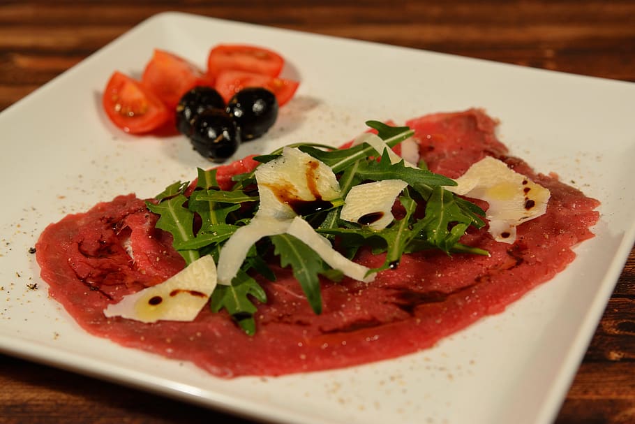 Carpaccio, Rustic, Beef, Eat, rustic carpaccio, starter, delicacy HD wallpaper