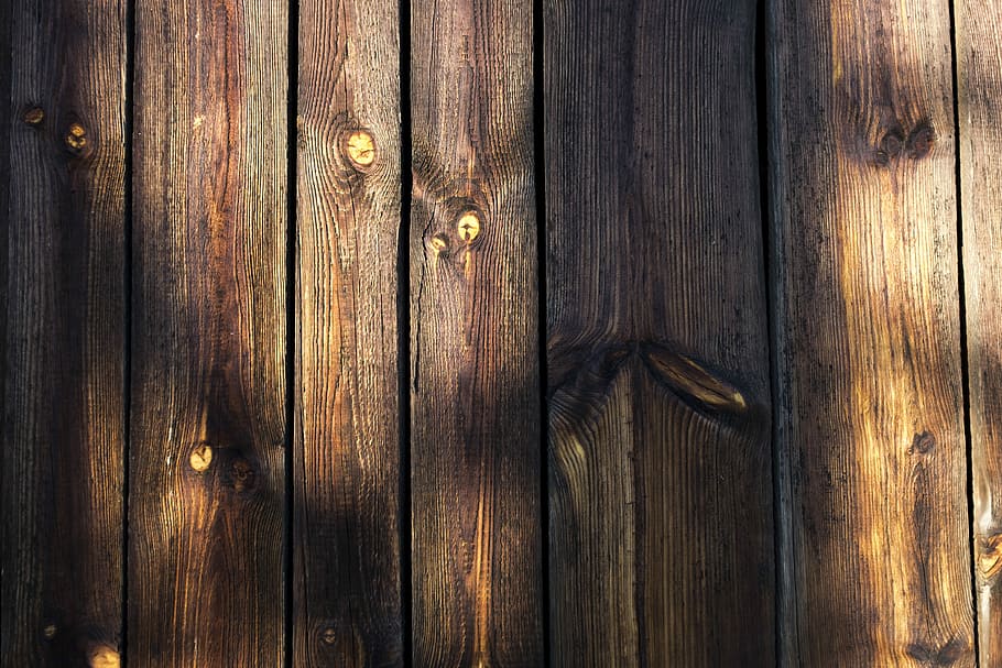 close shot of brown wooden boards, closeup photo of wood plank HD wallpaper