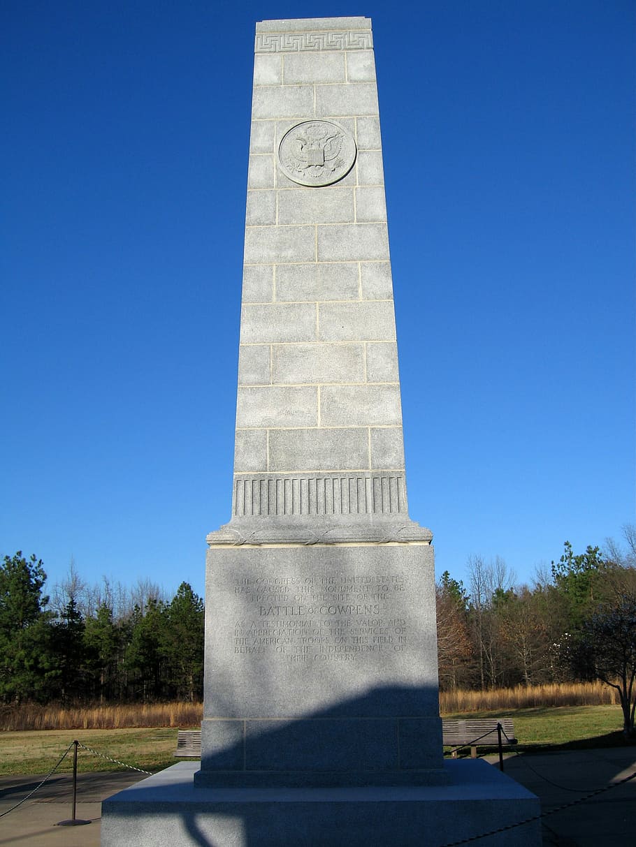 Battlefield Monument of the Battle of Cowpens, American Revolutionary War, HD wallpaper
