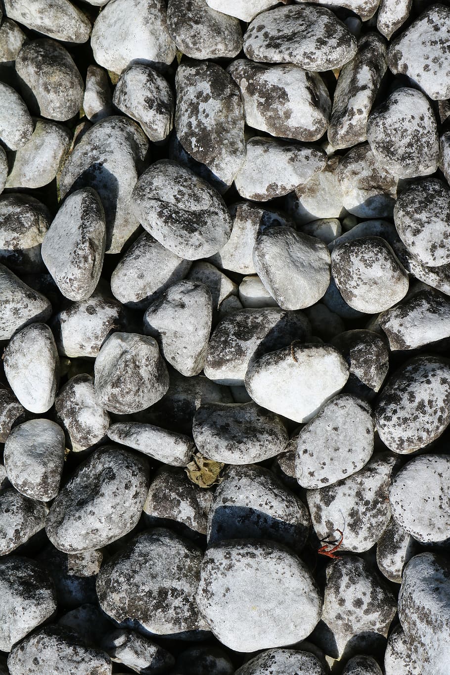 stones, texture, soil, black, white, gray, full frame, backgrounds HD wallpaper