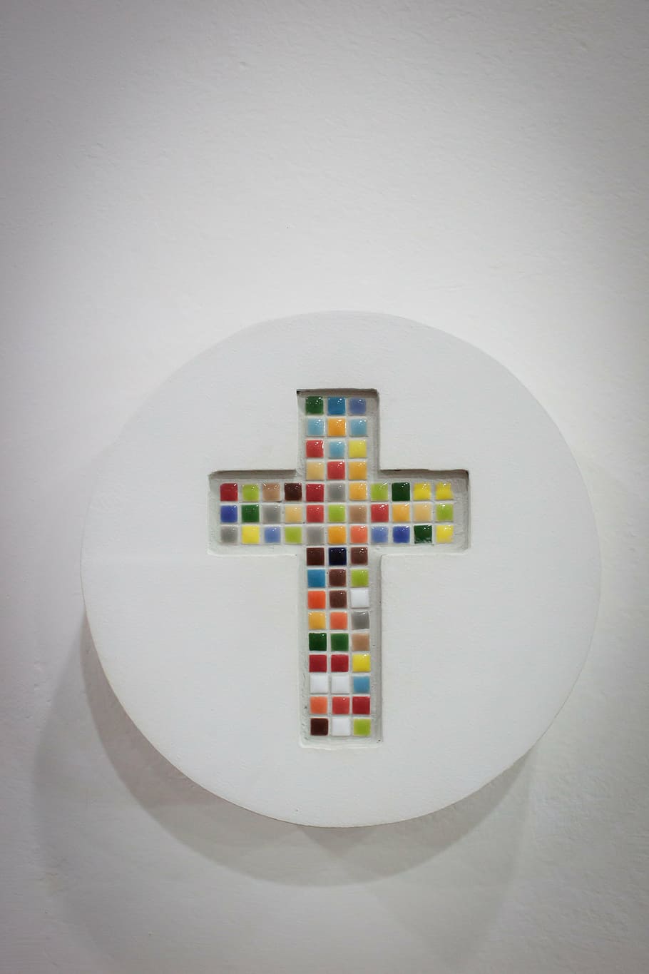 cross, tile, wall decorations, indoors, no people, studio shot HD wallpaper