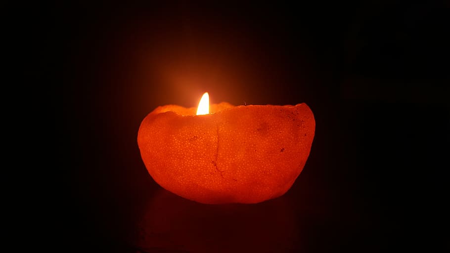 lighted red tea light candle, diwali, deepawali, lantern, burning