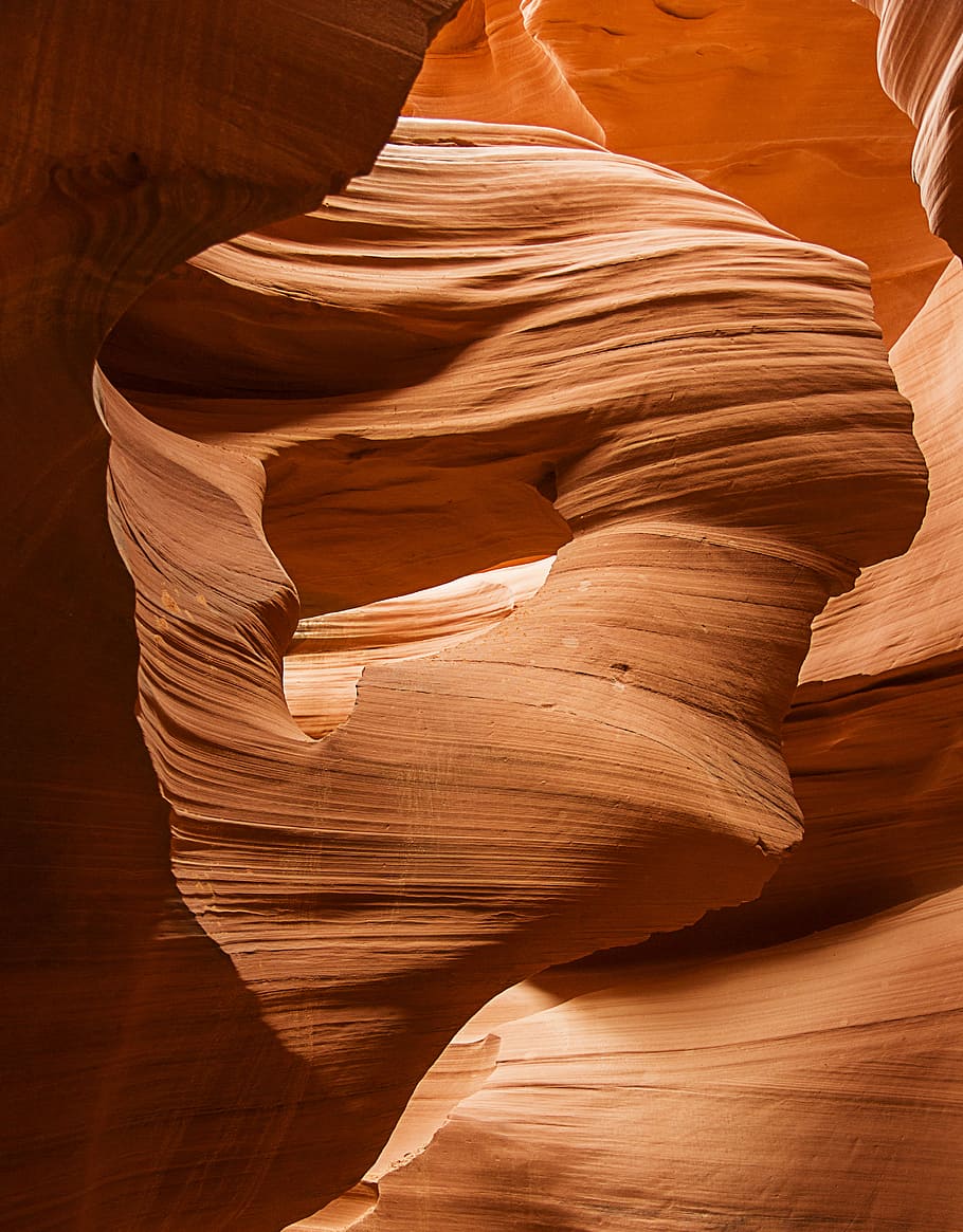 antelope canyon, Grand Canyon, gorge, texture, layer, nature HD wallpaper