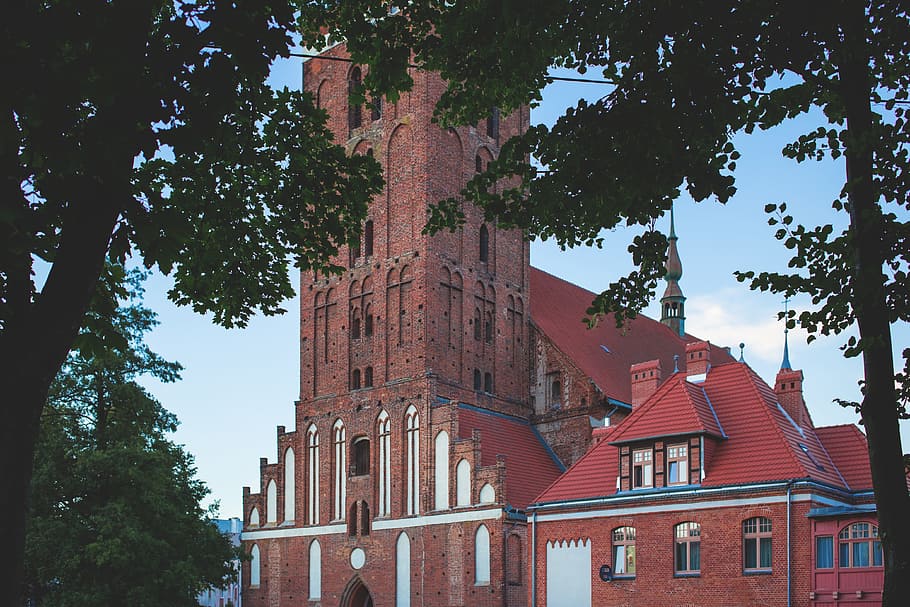 city, architecture, attraction, brick, building, church, famous HD wallpaper