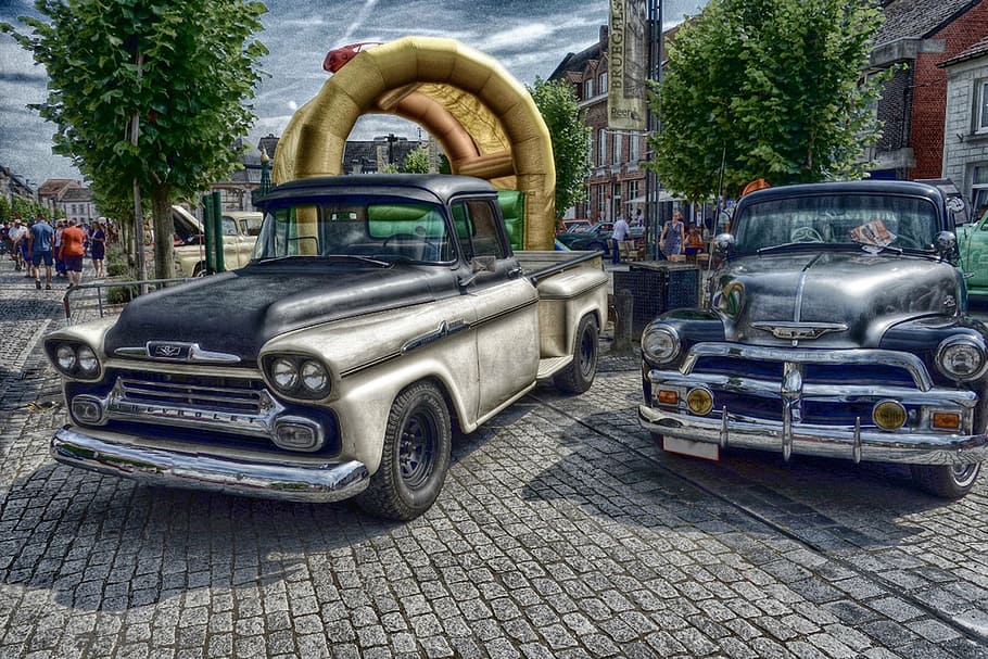 car, oldtimer, old car, vintage, classic car, old-fashioned HD wallpaper