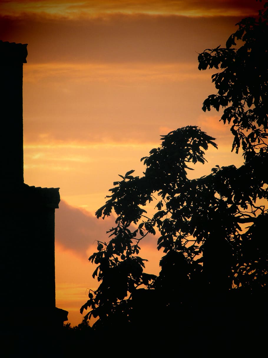 Evening, Sky, Sunset, evening sky, abendstimmung, afterglow HD wallpaper
