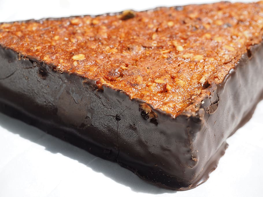 Walnut Corner, Pastry, Sweetness, triangular, chocolate, nibble HD wallpaper